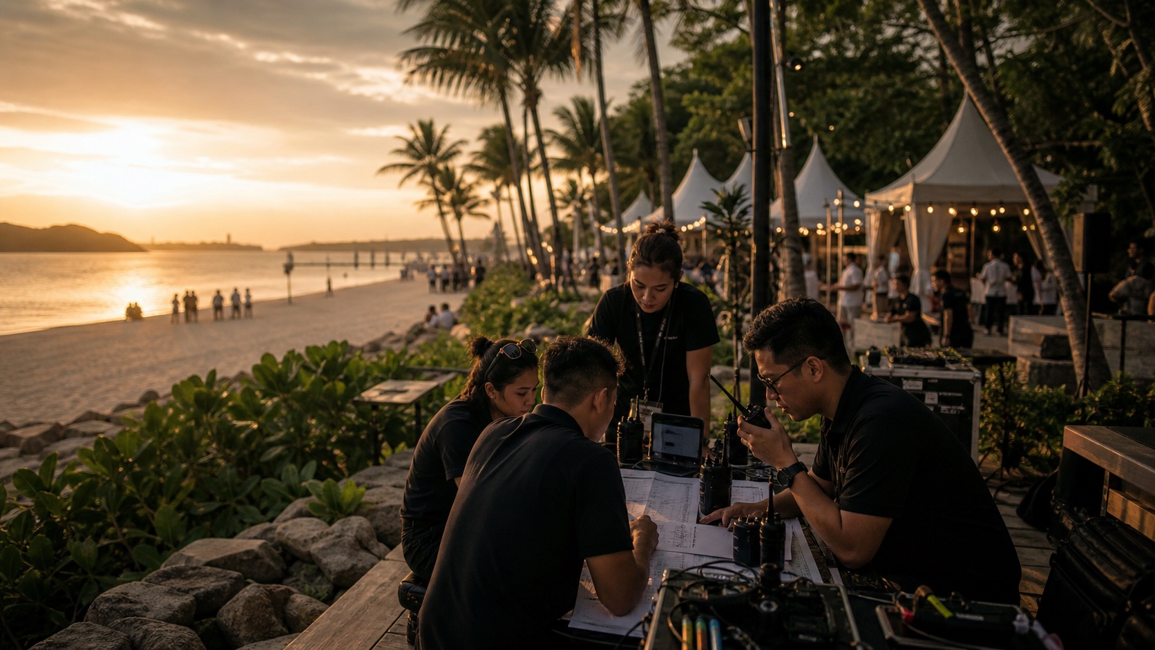 Premium Sentosa event operations command point